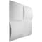 Ekena Millwork Smith EnduraWall Decorative 3D Wall Panel, White, 19 5/8"W x 19 5/8"H WP20X20SMWH - alternate 4